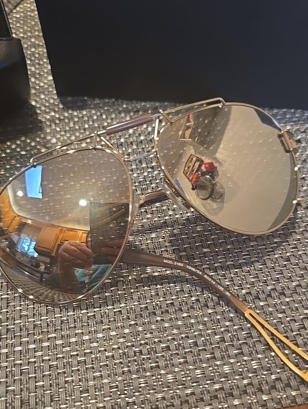 Authentic Versace 2160 Rock Pilot Sunglasses Need To Be Fixed